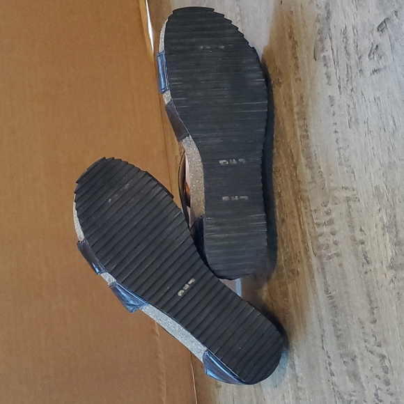 Josef Seibel Meike Leather Kork Wedge Sandals 37 - Picture 5 of 8